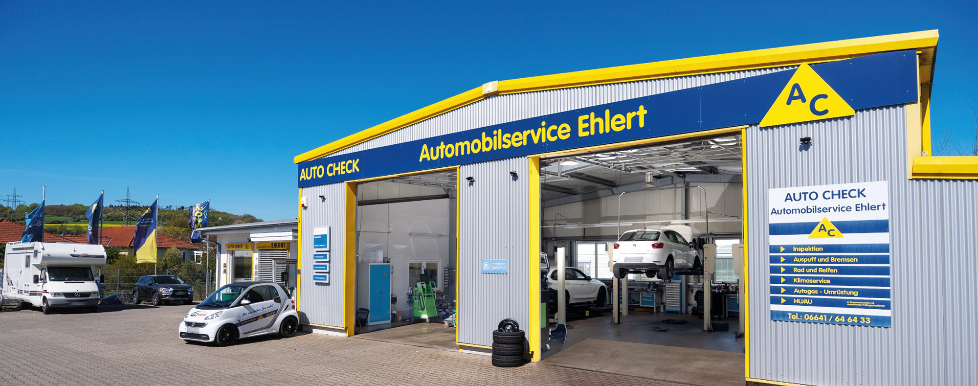 "46463-Aussengestaltung-slider.jpg" "Automobilservice Ehlert"